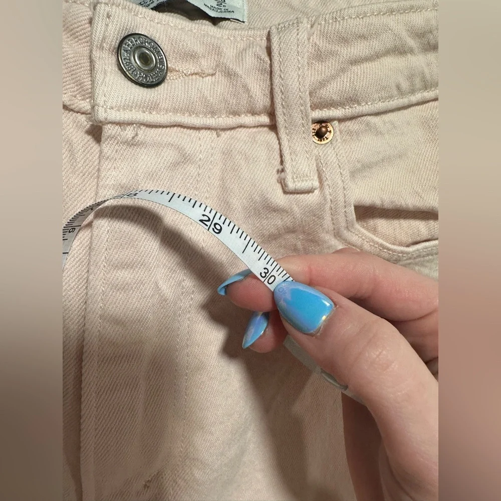 Abercrombie 90’s Relaxed Straight Jean Light Pink - Picture 11 of 12
